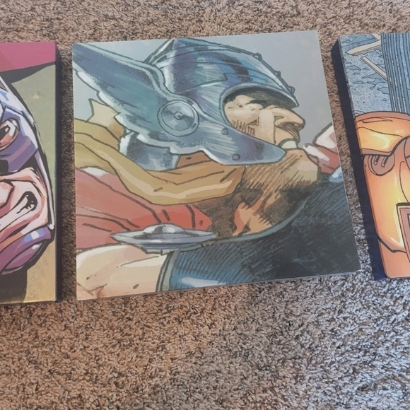 SET of three avenger canvas prints - Picture 6 of 6
